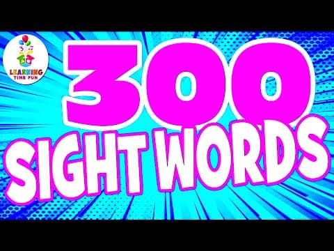 Sight Words for Children-300 High Frequency Words!