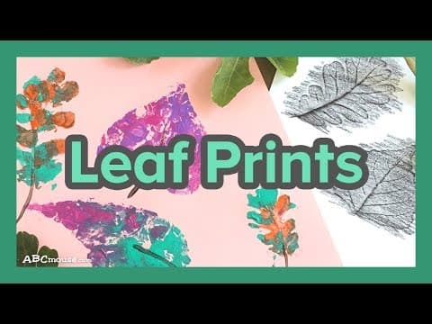 Art Activity for Kids: Leaf Prints by ABCmouse.com