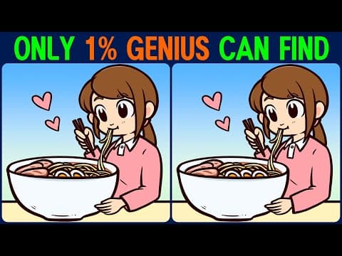 【Find the Difference】 Can you find all the differences! Try it!