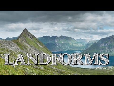 Exploring landforms and bodies of water for kids