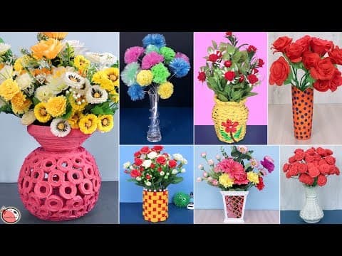 7 Best Out of Waste Flower Pot Idea | DIY Projects | Handmade Things
