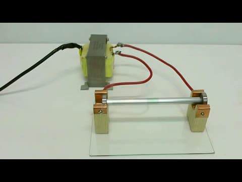Strange rotation of an electric rotor video test
