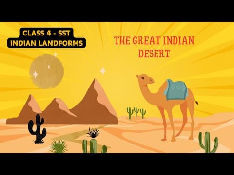 Great Indian Desert | Thar Desert | Western Desert | Class 4 Social Studies