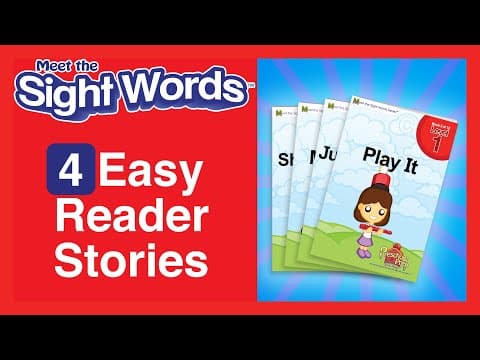 Meet the Sight Words | 4 Easy Reader Stories