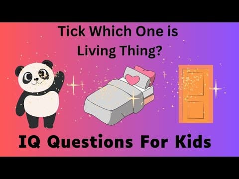Kids Iq Development Video Part 12 | Educational Video | IQ Questions For Kids With Answers