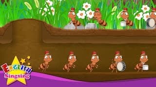 The Ants Go Marching - Ants Go Marching - popular music song - Nursery Rhyme with lyrics