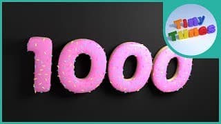 Counting By 100 to 1000 Song|Skip Counting By 100|Tiny Tunes