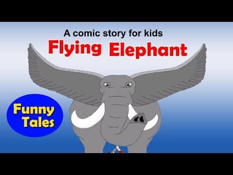 Heavenly Flying Elephant - Panchatantra Tales in English | Stories For Kids In English | Kids Story