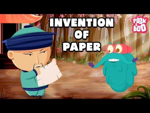 Invention of paper - the dr binocs show - best learning video for kids - fun preschool learning