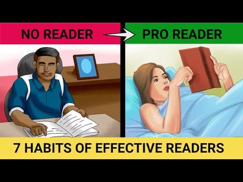 7 habits of highly effective readers - किताबे पड़ने का आसान तरीका
