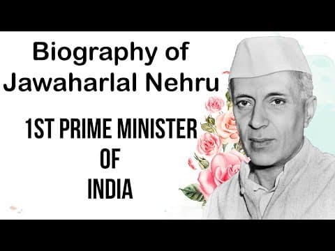 Jawaharlal Nehru biography जवाहरलाल नेहरू की जीवनी First Prime Minister of India