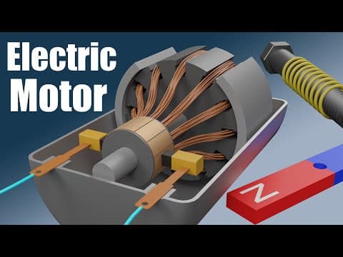 How does an electric motor work? dc motor