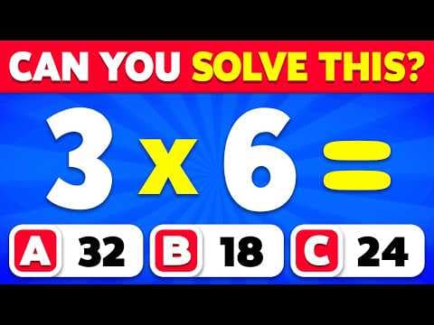 Can You Pass This Maths Quiz... | Easy, Medium, Hard, Impossible | Quiz Blitz