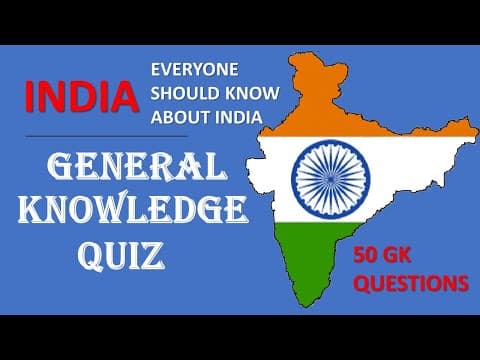 GK QUIZ ON INDIA - GENERAL KNOWLEDGE FOR CHILDREN - GK QUESTIONS ON INDIA - PART 6