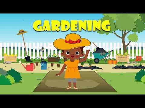 Gardening Kids Animation| How to Plant Fruits,Plants,and Vegetables for Kids