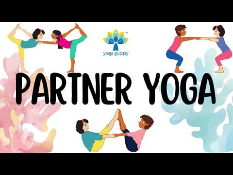 Fun Partner Yoga Poses for Kids | Yoga with Friends | Underwater Yoga for Children | Yoga Guppy