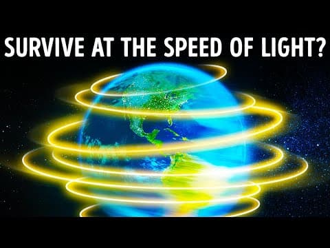 What if the Earth spins at light speed