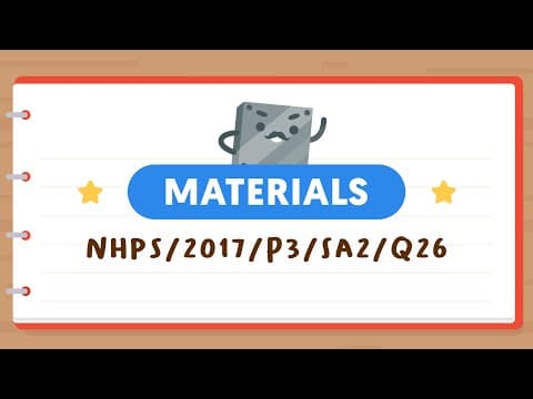 PSLE SCIENCE MADE SIMPLE EP13 | Materials | Interpreting Flowcharts!