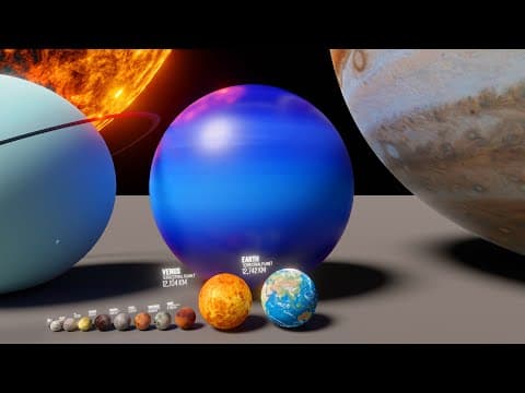 Solar System Size In Perspective | 3D Universe Size Comparison