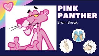 Brain Gym Movement Break  OT Hands Exercise and rhythm  Body Percussion Musicograma Pink Panther