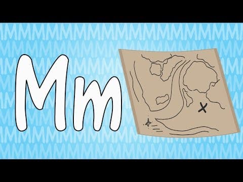 Letter m song for kids - words that start with m - animals that start with m
