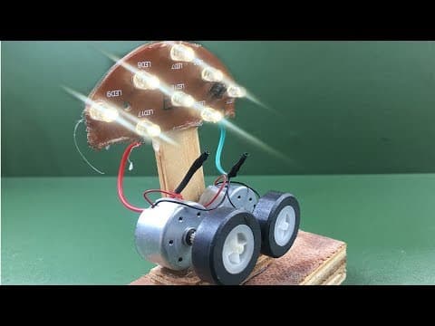 How to make free energy generator electricity light bulb using dc motor with magnet