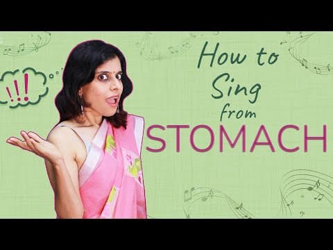 Singing from the stomach | VoxGuru ft. Pratibha Sarathy