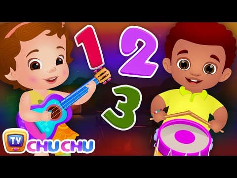 Ten Little Boys and Girls - Learning Numbers Song - ChuChu TV Number Rhymes & Songs for Babies