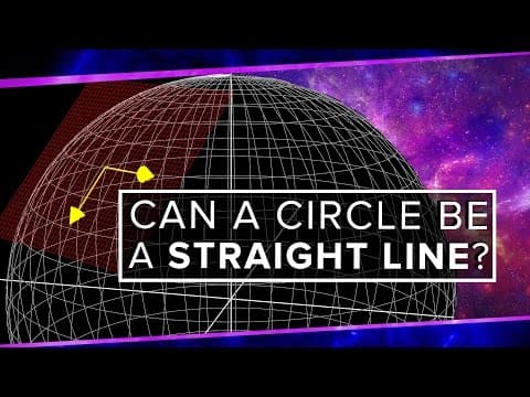 Can a Circle Be a Straight Line?
