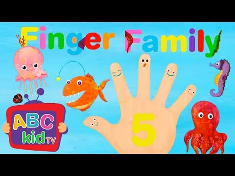 Finger Family Sea Animal Song | Classic Nursery Rhyme | ABC Kid TV Nursery Rhymes & Kids Songs
