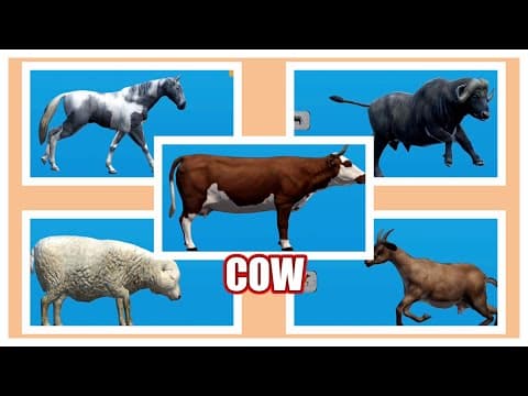 Cow Sounds - Garden or Farm 3D Animals