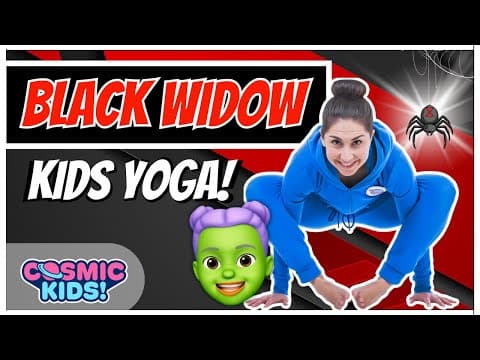 Black Widow 🕷️ | Superhero Kids Yoga! | Cosmic Kids Yoga