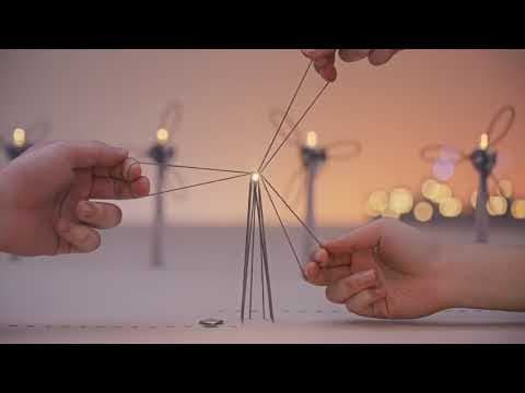 Conductive thread lights up creative scenes in this Japanese commercial
