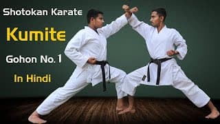 Shotokan Karate Kumite Training | Gohon Kumite Jodan | Full Tutorial in Hindi