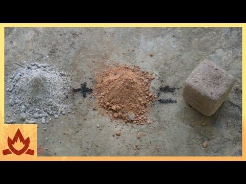 Primitive Technology - Wood Ash Cement