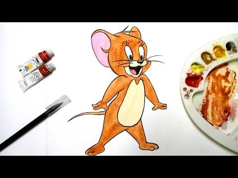 How to draw jerry   -  Lesson 65