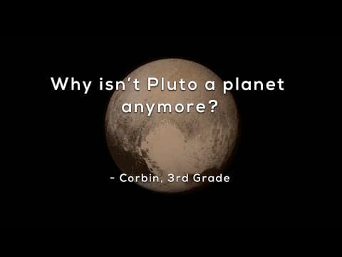 Why isnt Pluto a planet anymore