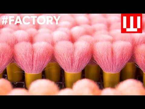 How Makeup Brushes Are Made In Factory | How Its Made Makeup Brushes