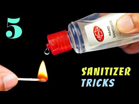 5 Amazing Experiments With Hand Sanitizer - Easy Science Experiments With Sanitizer
