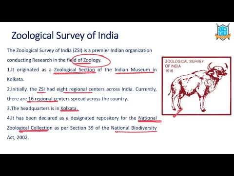 What is Zoological Survey of India ? || Zoological Survey of India అంటే ఏమిటి?