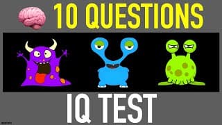 IQ TEST | How High Can You Score| Test Your Smarts