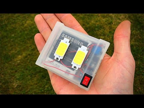 How To Make Rechargeable LED Emergency Light At Home