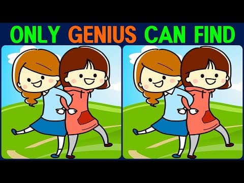 【Find the Difference】 Can you find all the differences! Try it!