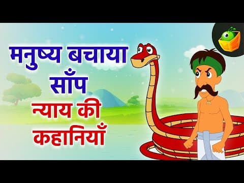 The Snake's Surprise | मनुष्य बचाया साँप | Top 5 Hindi Snake Stories for Children |Thrilling Stories
