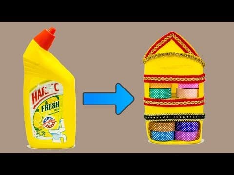 Plastic Bottle Craft Ideas - Tape Holder