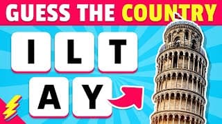 Guess the Country by its Scrambled Name