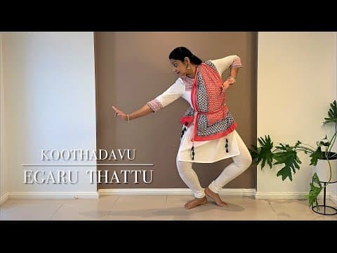 Bharatanatyam - lesson 19 - koothadavu 1 or egaru thattu adavu 1