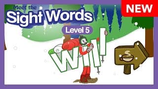 NEW! Meet the Sight Words Level 5 - "will"