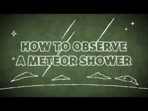 How to Observe a Meteor Shower