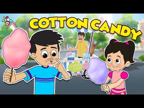 Cotton Candy वाले अंकल | Candy Floss | Hindi Stories | हिंदी कार्टून | Puntoon Kids Hindi